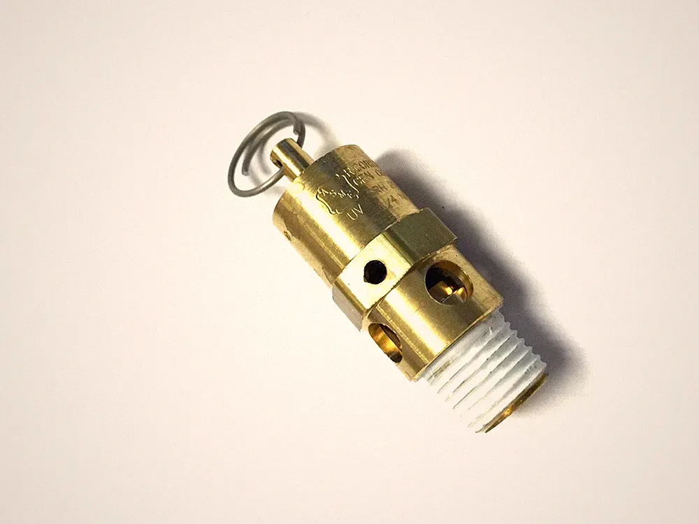 8270 SAYLOR BEALL SAFETY VALVE 1/4" MPT / 75 PSI AIR COMPRESSOR PARTS