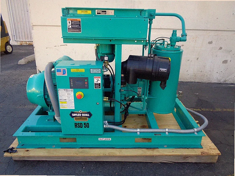 Saylor-Beall Sullivan Palatek RSD 50 50 hp rotary screw air compressor Kaeser